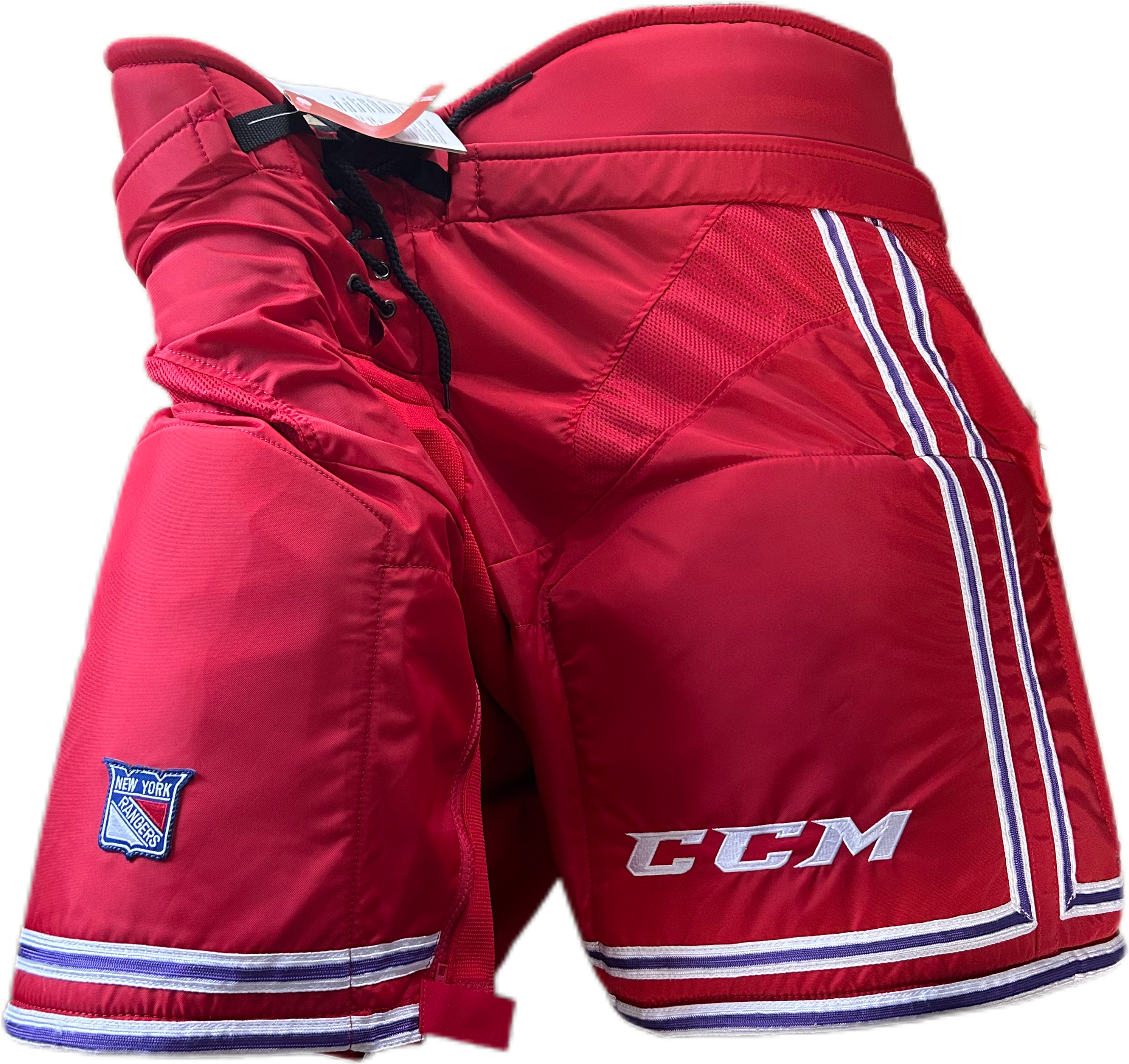 CCM HP35 - Pantalon de hockey NHL Pro Stock - Rangers de New York (rouge/bleu/blanc)